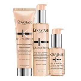 Kerastase Curl Manifesto Kit Capelli Ricci Crema 150ml Gel-Crema 150ml Olio 50ml