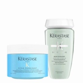 Kerastase Fusio Scrub Trattamento capelli grassi: Shampoo Divalent e Scrub Energizzante